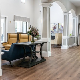 The essence of exceptional living a seating area in a clubhouse